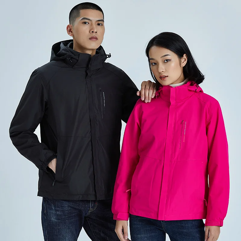 

20 Autumn and Winter New Style Three-in-One MEN'S Assault Jacket Windproof Warmth Piece Female Breathable hu wai fu Currently Av