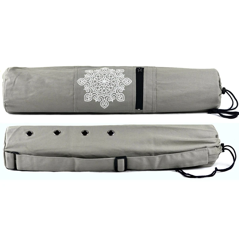 

Printed Yoga Mat Bag Canvas Women Men Pilates Fitness Exercise Mat Convenient Carrying Yoga Backpack Dance Sports Yoga Bag