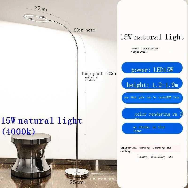 

Tripot Lampada Terra Vloerlamp Vloerlampen Voor Woonkamer Staande Lamp Lampara Pie Stehlampe Lampadaire De Salon Floor Light