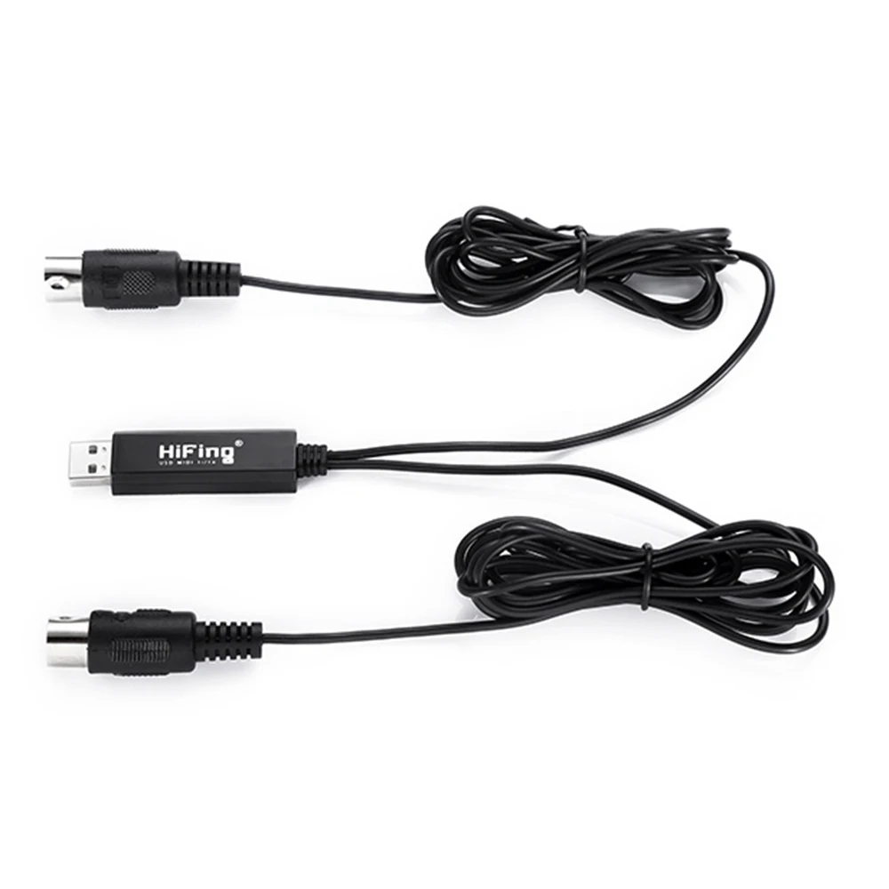 2 шт. HiFing USB показывающие внутреннюю/наружную миди Интерфейс конвертер/адаптер с