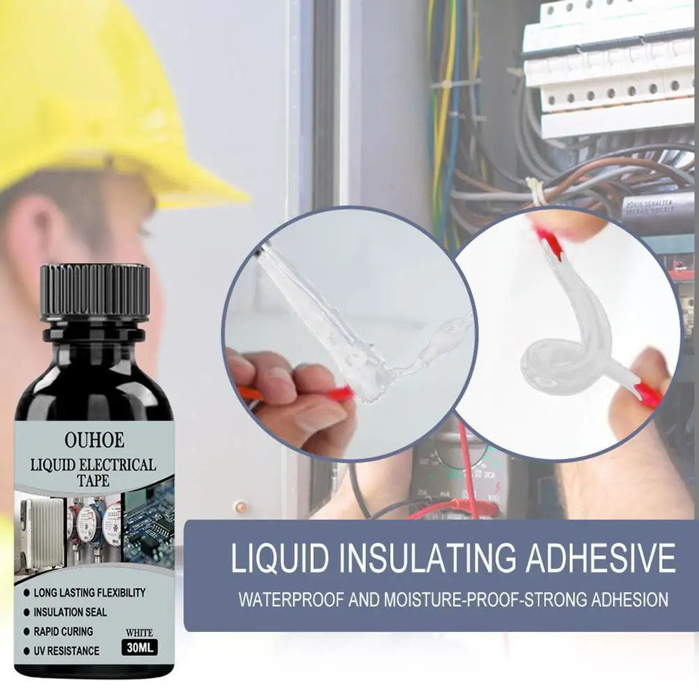 

Liquid Insulating Glue Electrical Equipment Sealing 30/50ml Curing Waterproof Semiconductor Anti-ultraviolet Fast Material C4G4