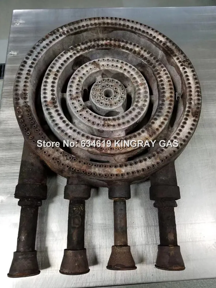 4 кольцевая чугунная кухонная горелка оборудование для приготовления пищи СНГ/ПГ