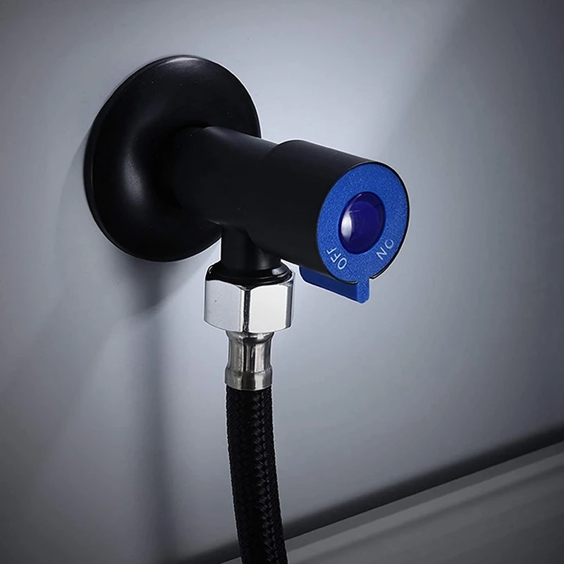 

G1 / 2 Triple-cornered Valve Cold Water Valve with Switch ON/OFF Logo Suitable for Kitchen and Bathroom