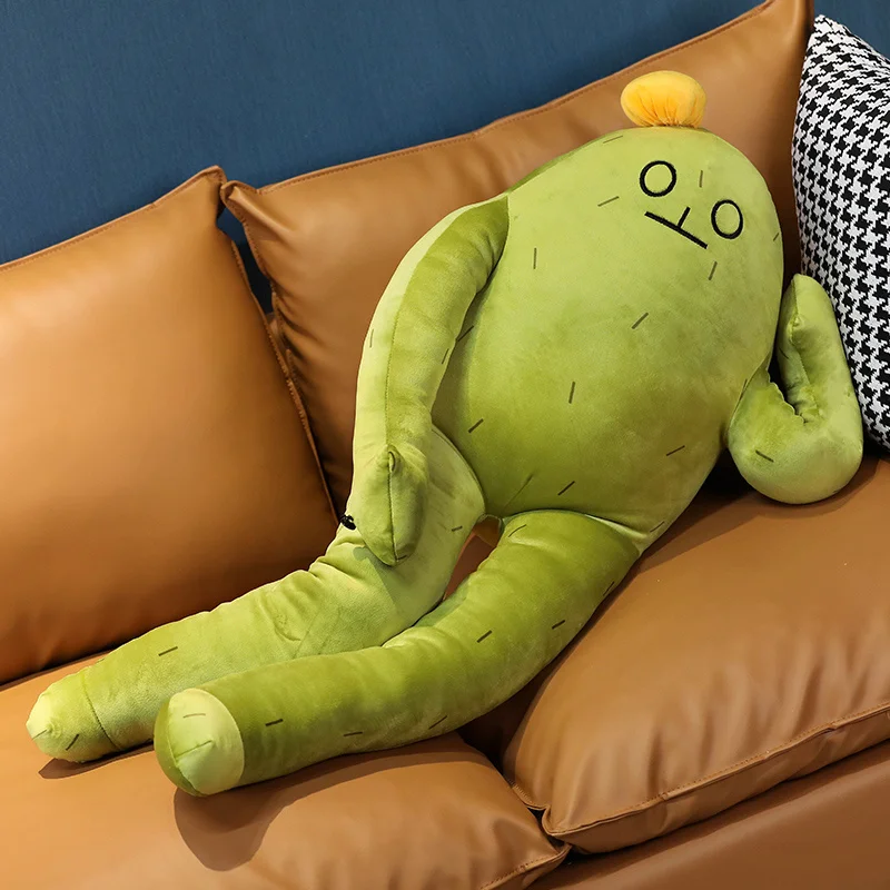 

Cute Squatting Cactus Plush Toys Stuffed Wild Plants Dolls Plush Green Cactus Pillow Cushion Kids Girl Sleeping Dolls Girl Gift