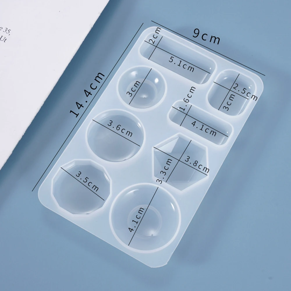 Новые силиконовые геометрические формы для изготовления серег DIY Ювелирный