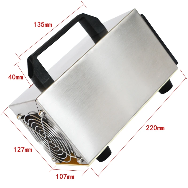 

ATWFS Ozone Generator 220v Air Cleaner Ozonator 60g/48g/36g/28g Air Purifier Ozonizador O3 4pcs Ozone Plate Sanitizing Machine