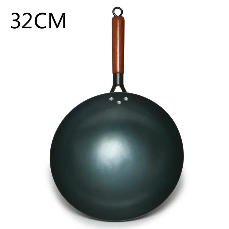 Высококачественная железная ВОК традиционная вок ручной работы антипригарная