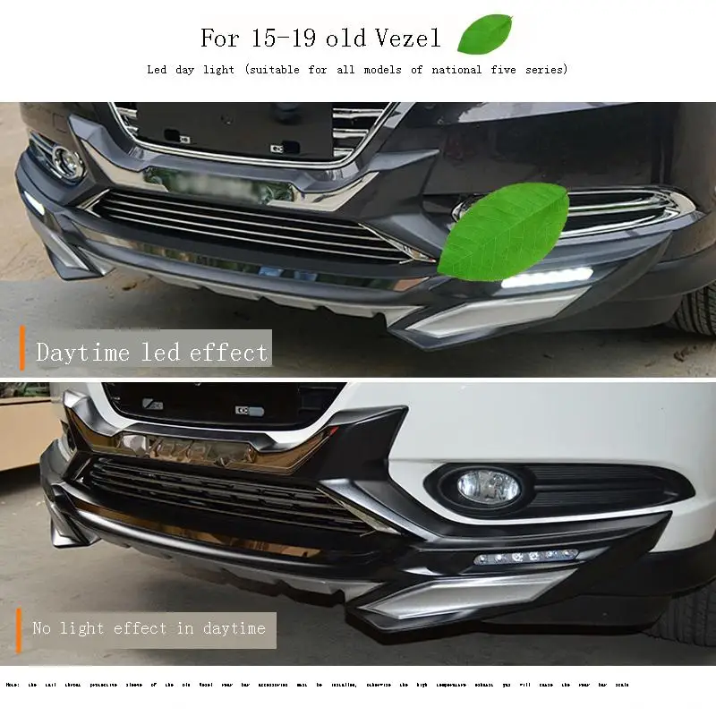 

Splitter Parachoques Delantero Front Car Spoiler Auto Protector Lip Coche Bumper 2015 2016 2017 2018 2019 2020 FOR Honda Vezel