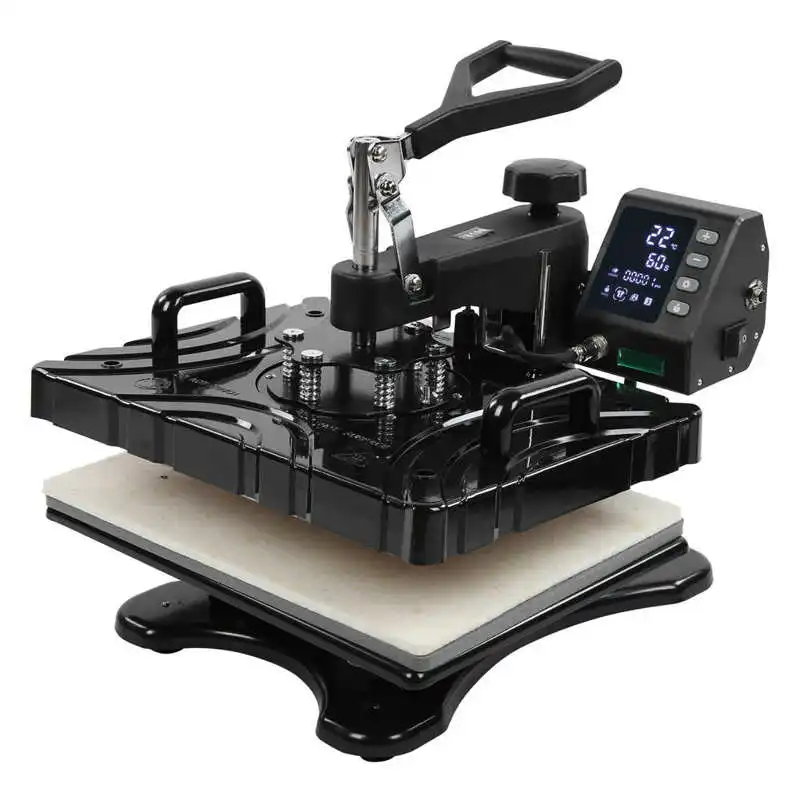 M&aacute;quina de transferencia de calor 5 en 1, presurizaci&oacute;n port&aacute;til, hierro multifuncional, 15x12 pulgadas-1