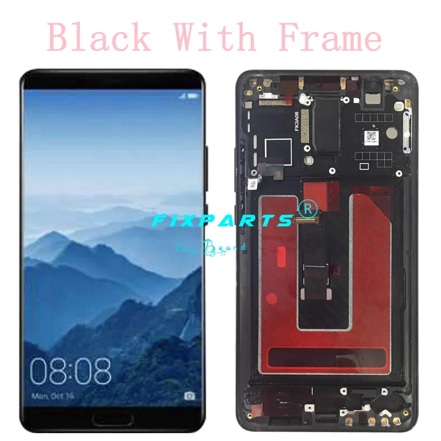 Black With Frame Huawei mate 10 ЖК-дисплей кодирующий преобразователь сенсорного экрана в сборе для huawei mate 10 lcd mate 10 ALP L09 L29 замена экрана - Цвет: Black With Frame