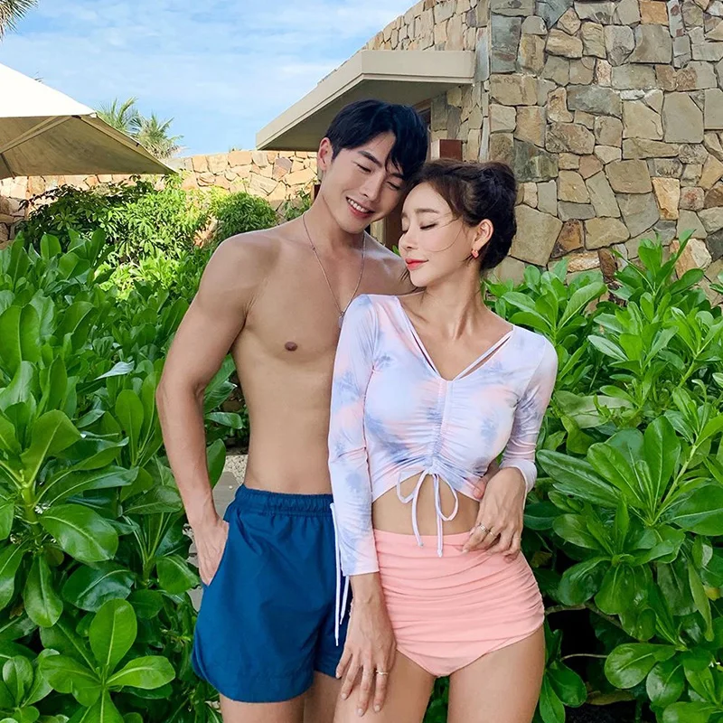 Женский комплект бикини с длинным рукавом Rhyme бандажный купальный костюм женский