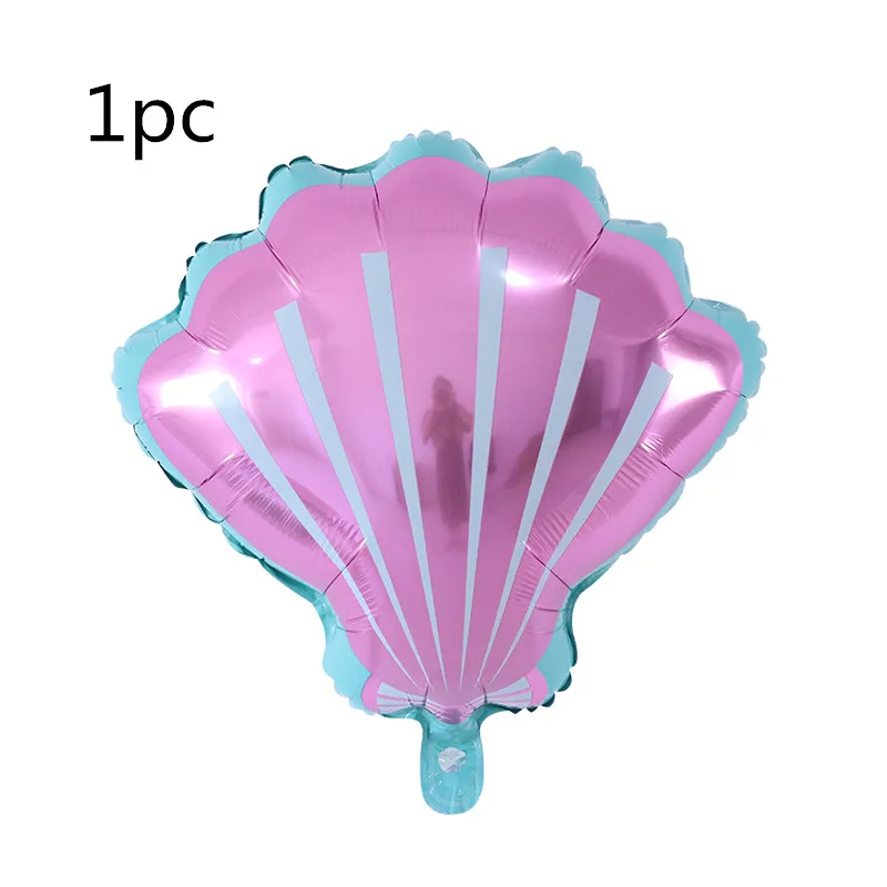 pink shell 1 шт., 104*66 см, розовые, фиолетовые балерины, для девочек, принцесса, фольга, Гелиевый шар, для детей, для дня рождения, вечеринки, украшения, для свадьбы - Цвет: pink shell