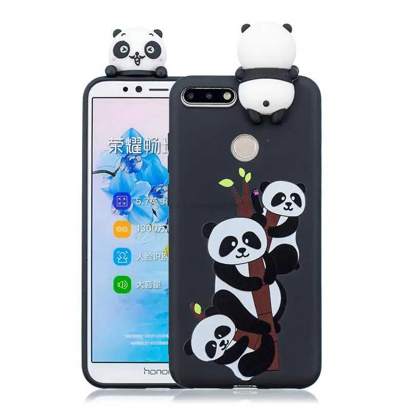 Чехлы для Huawei Y7 2018 чехол 3D единорог панда Сова силиконовый из ТПУ Y5 Prime Y6 чехлы |
