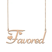 favored name necklace custom name necklace for women girls best friends birthday wedding christmas mother days gift