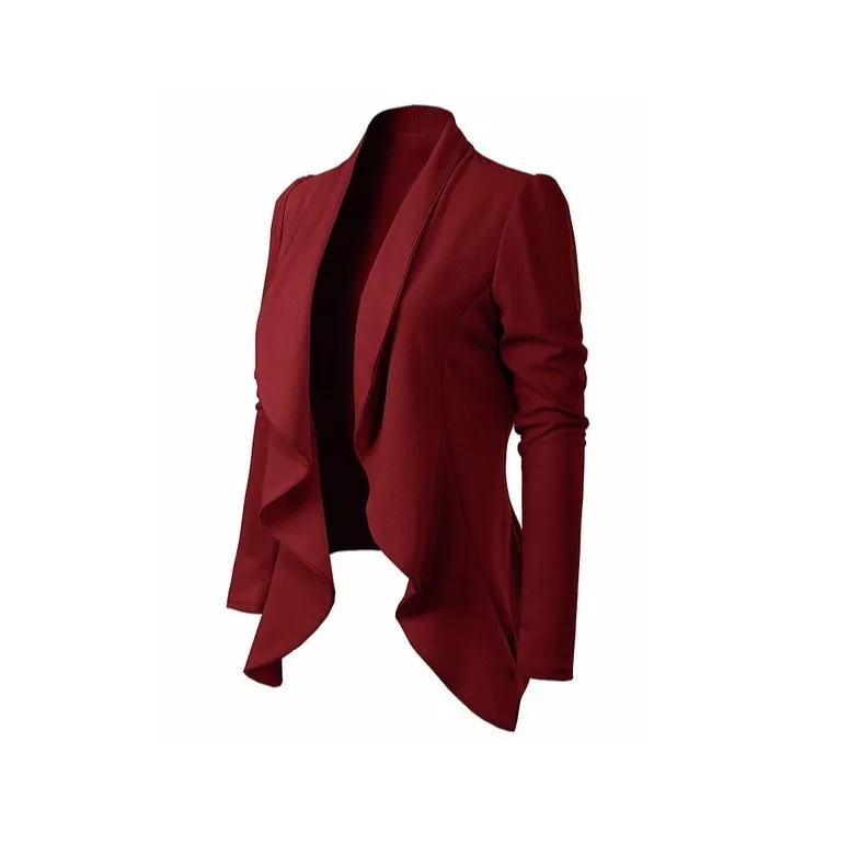 Red Blazer Womens Blazers Long Sleeve Thin Women Ladies Black White Blanco Mujer Blaser Feminino Veste Femme 2021 | Женская одежда