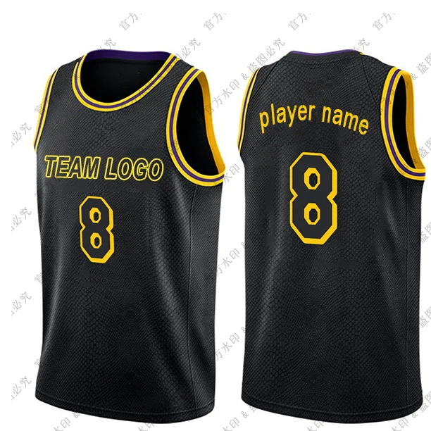 

Jerseys Men's T Shirt Casual Short Sleeve Clothing Trend Casual Slim Fit Basketball Clothes European Size Cotton #8 #24 BRYANT