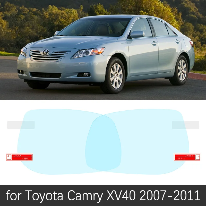 Camry XV40 07-11 Для Toyota Camry 40 XV40 2007~ 2011 полное покрытие зеркало заднего вида противотуманные непромокаемые противотуманные пленки аксессуары 2008 2009 2010 - Название цвета: Camry XV40 07-11