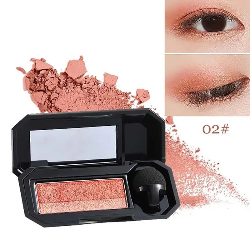 

Professional Brand Eyeshadow Pallete Two Color Waterproof Pigment Double Color Shimmer Nude Eyeshadow Makeup Palette