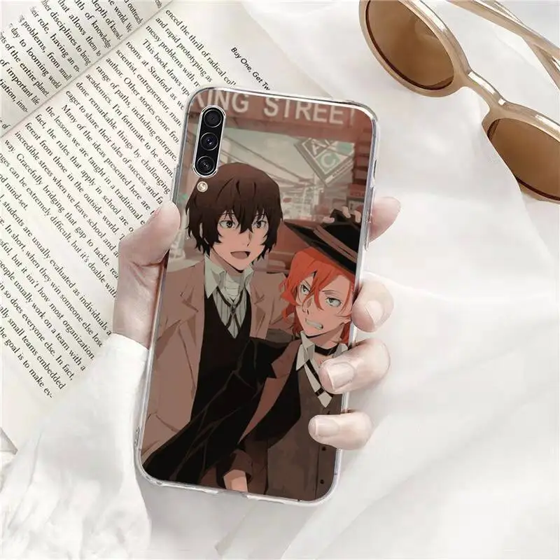 

anime bungou stray dogs Phone Case Transparent for Samsung s9 s10 s20 Huawei honor P20 P30 P40 xiaomi note mi 8 9 pro lite plus