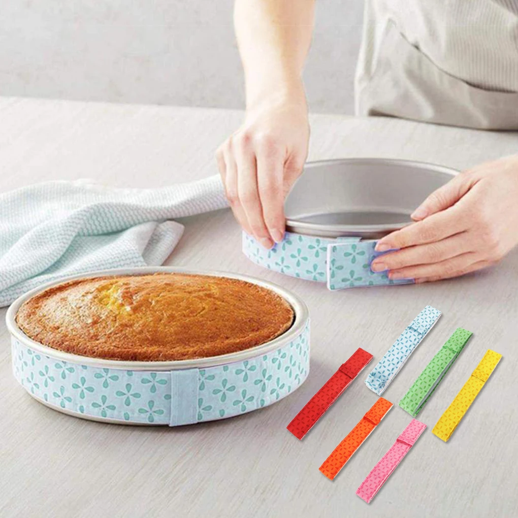 

Baking Sheet Protect Banding Cloth Pasty Tool Easy Clean Cake Pan Strips Bake Even Strip Belt Moist Level Cake Baking Sheet Belt