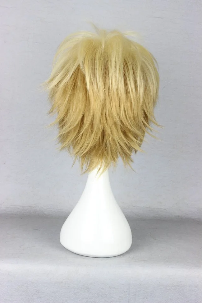 Короткие слоистые головные уборы в стиле аниме с норагами юкине блонд