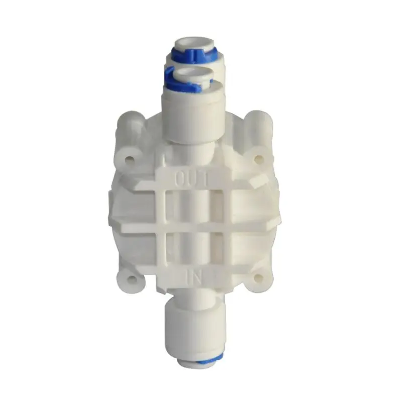 1/4" OD Tube 4 Way Valve Auto Shut Off Pressure Regulator Aquarium Water Purifier Reverse Osmosis Machine Filter Parts | Бытовая