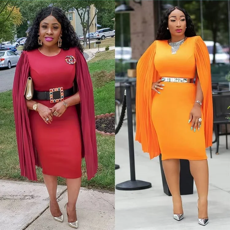 Женское вечернее платье с рукавами-часами плиссированное облегающее