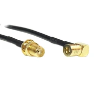 new modem coaxial cable sma female jack nut switch smb female jack right angle convertor rg174 cable 20cm rf jumper