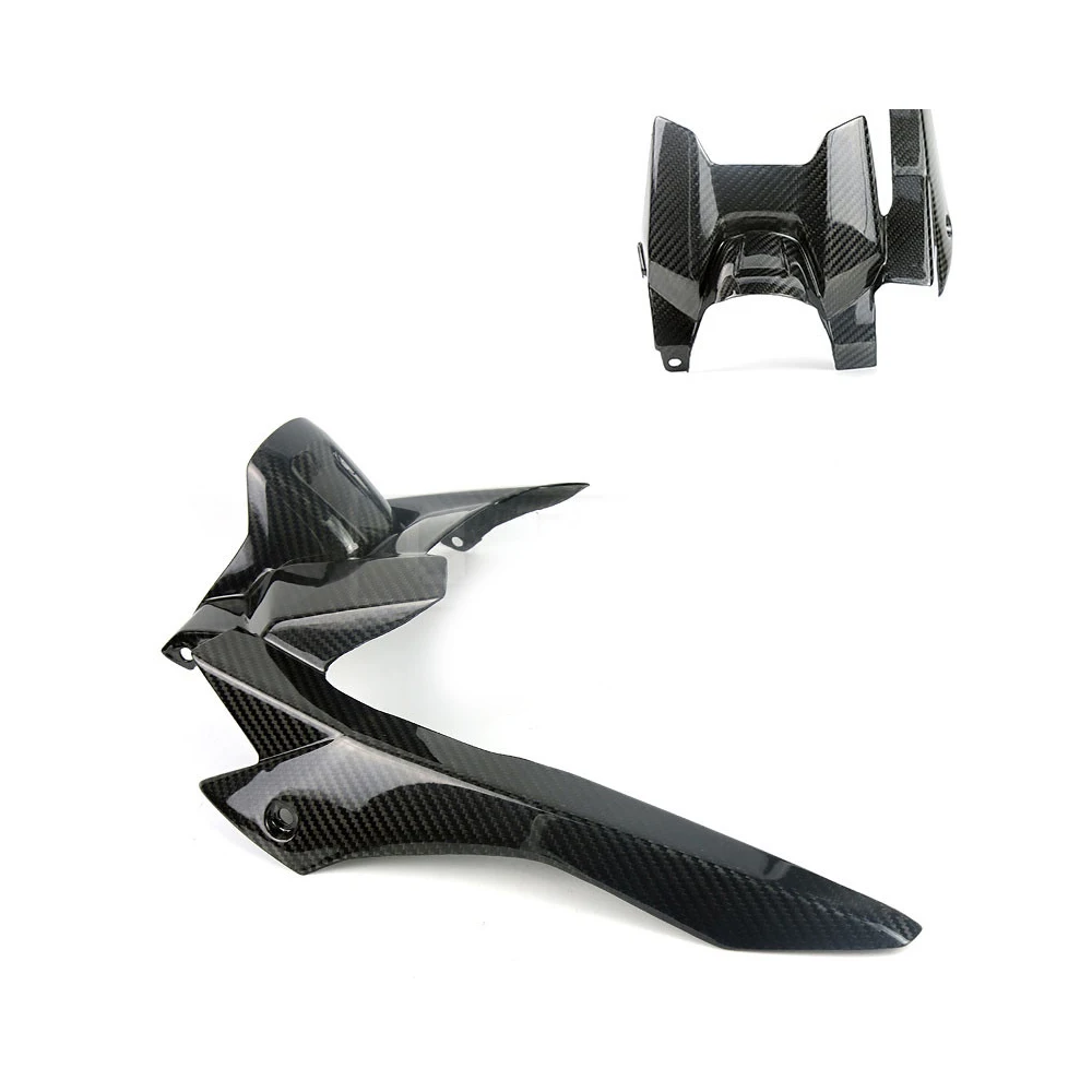 Мотоцикл из углеродного волокна задняя шина Hugger цепь Защитная крышка для Yamaha MT07