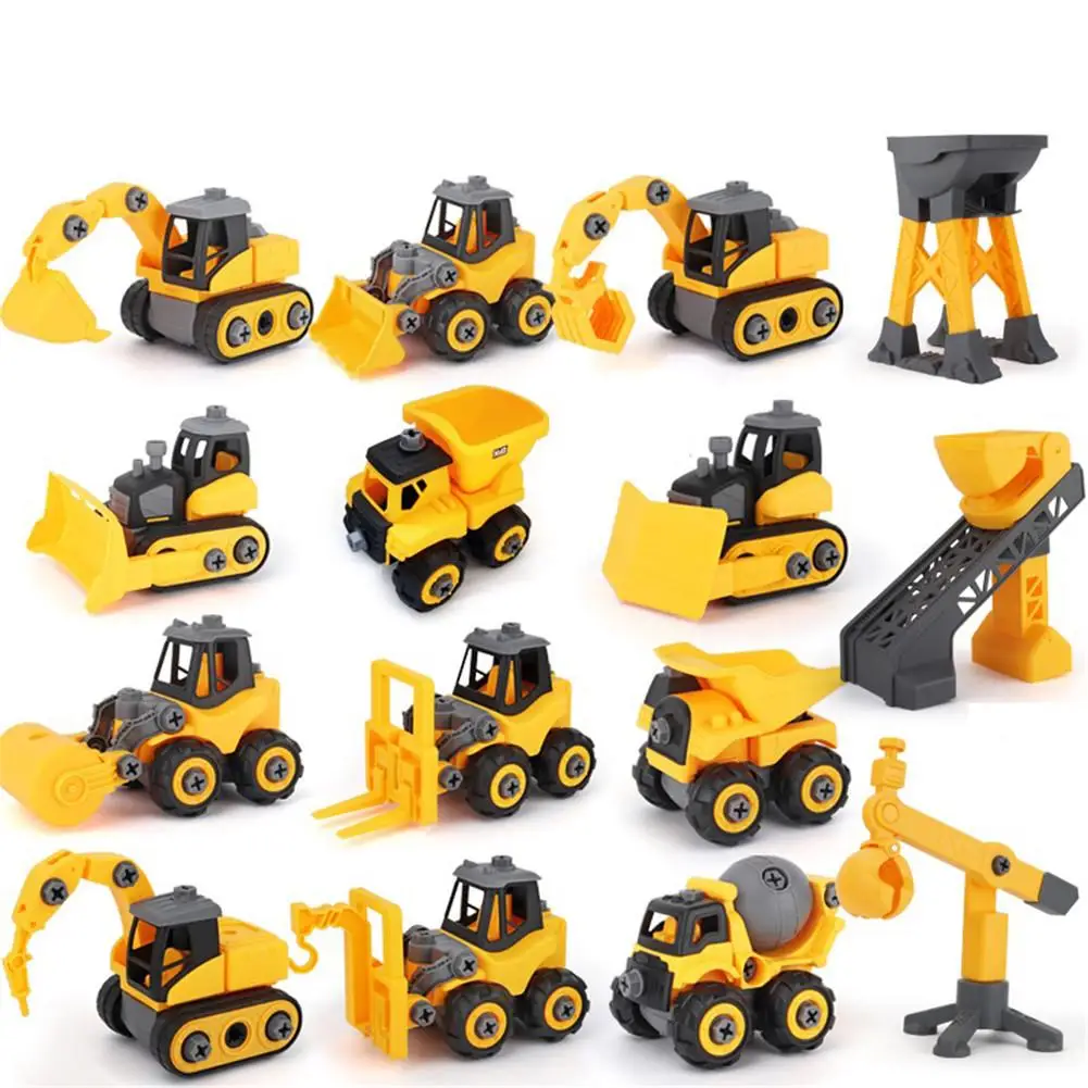 

Children Take Apart Construction Educational DIY Engineering Vehicle Toys Gifts for Kids Boy Funny Gifts
