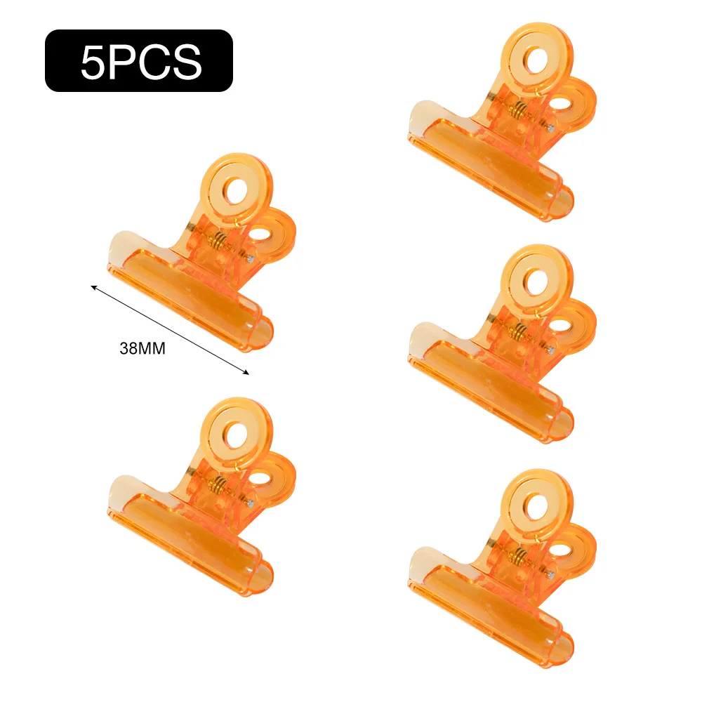5 pcs 38mm Orange 1/5/10 шт русский кривая C ногтей защемления зажимы французский гвоздь для формирования кончика Нержавеющая сталь акриловых ногтей щипчики мульти Функция инструмент - Цвет: 5 pcs 38mm Orange