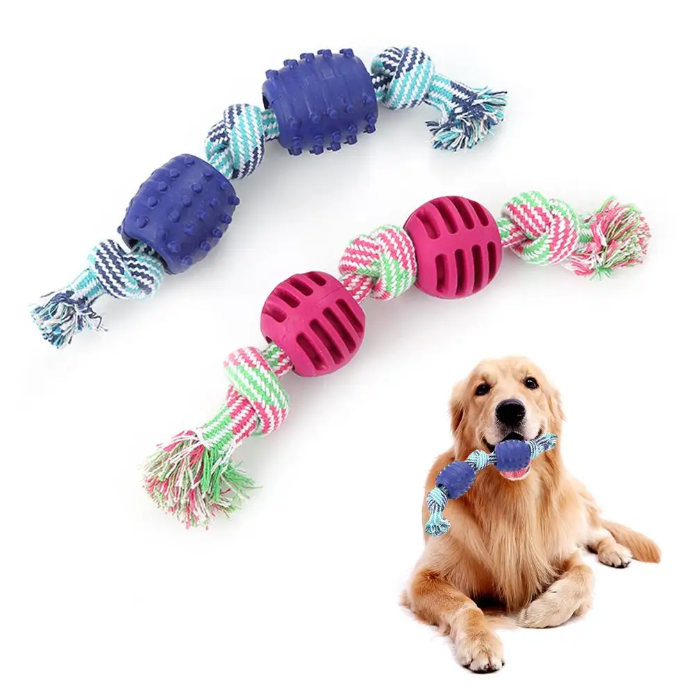

1pcs Pet Supplies Pet Dog Puppy Cotton Chew Toy Durable Braided Bone Rope leaning Teeth Molar Chewing Toy Pet Supplies