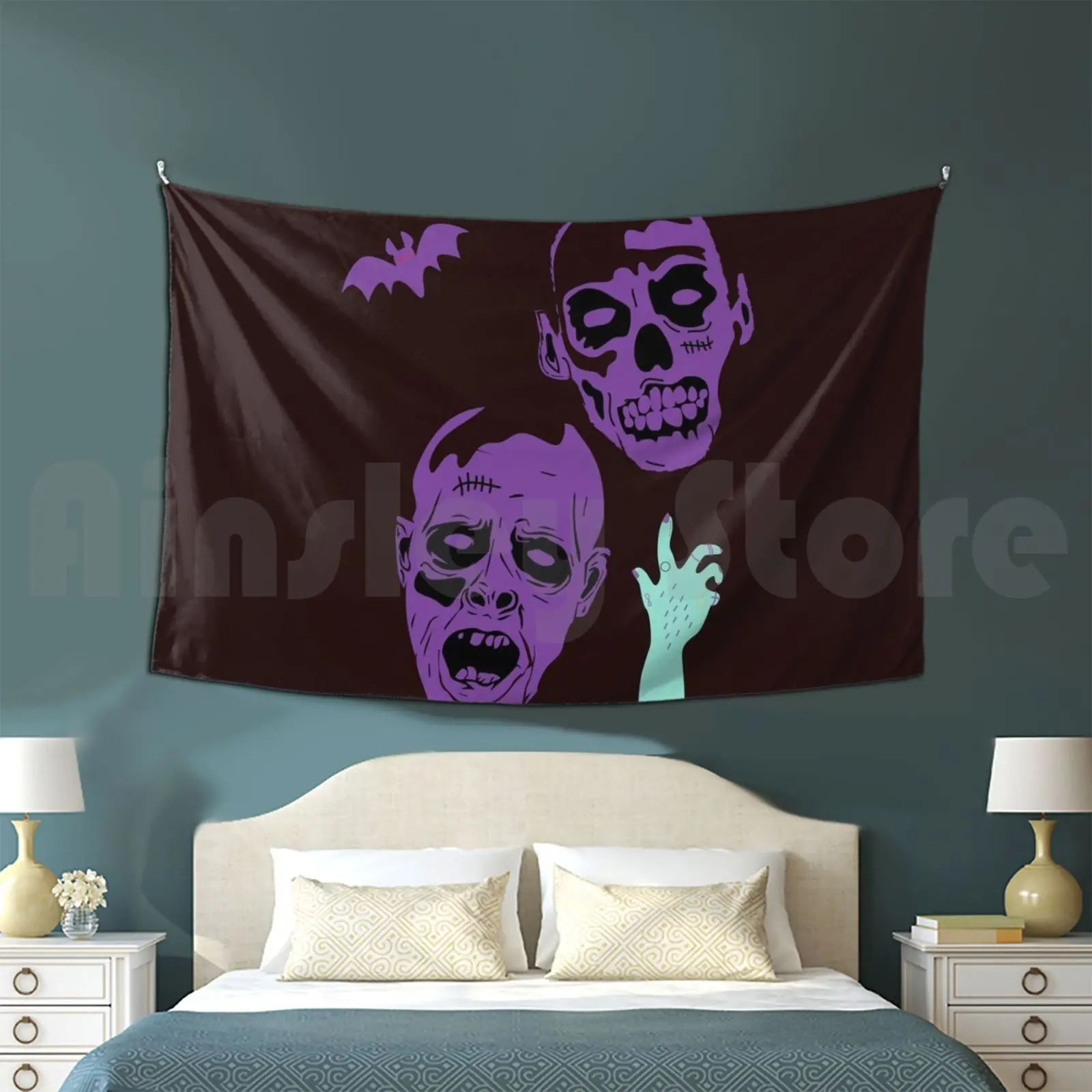 

Copy Of Halloween For Teenagers Halloween Gift Tapestry Living Room Bedroom Halloween Happy Halloween