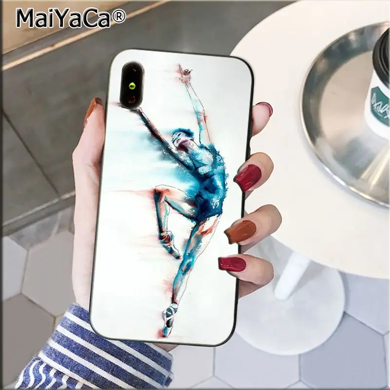 Балетки для бальных танцев девочек Тапочки Чехол телефона iPhone 11 Pro XS MAX XR 8 7 6 Plus 5 5S