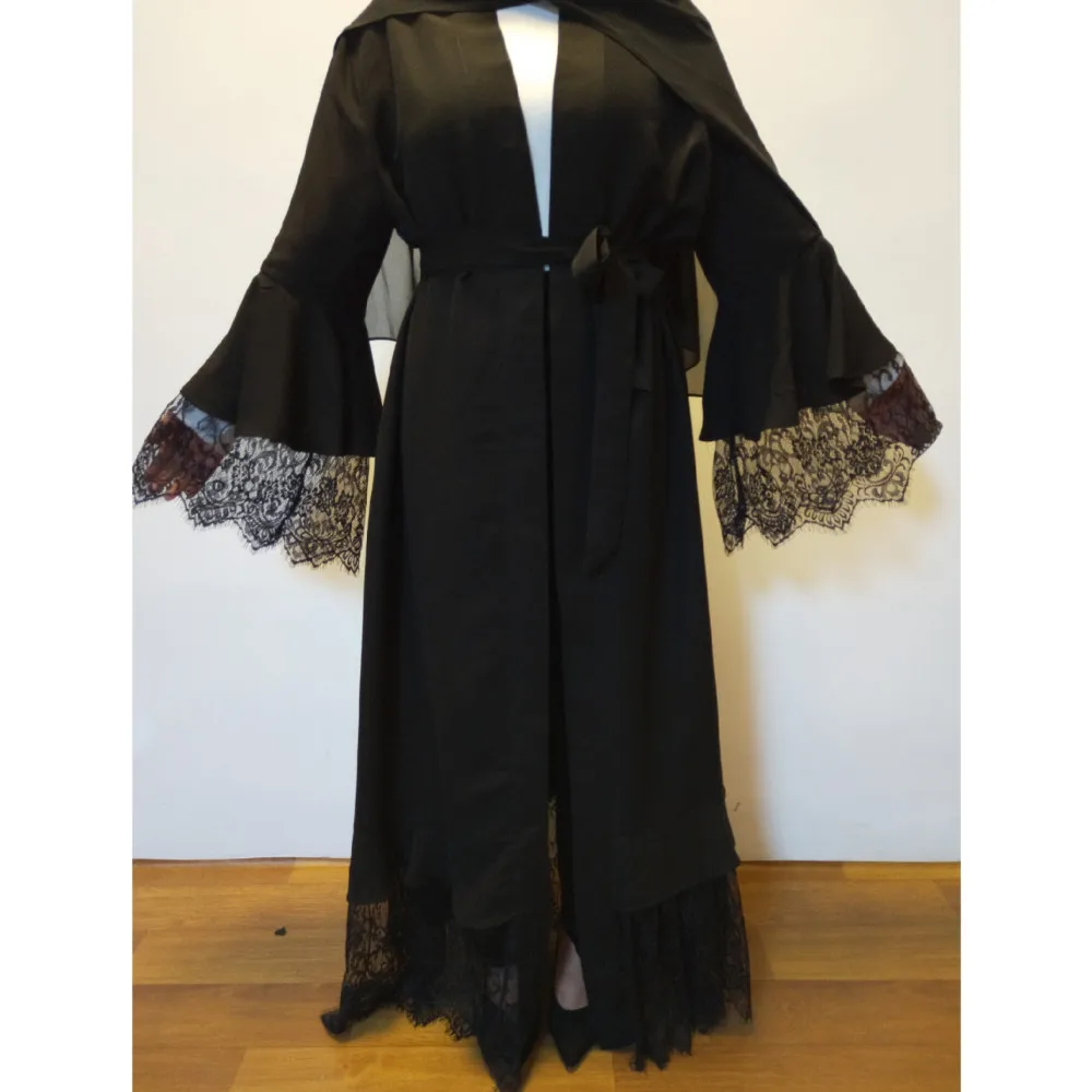 Кимоно с открытой передней частью кардиган для Дубая женская одежда в стиле