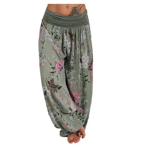 Лидер продаж 2020 женские модные повседневные брюки в индийском стиле Мешковатые