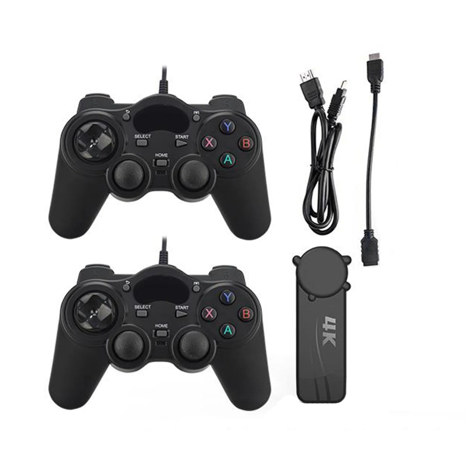 

Беспроводная консоль для видеоигр 4K, двойной геймпад, Ретро ТВ, Классическая игровая консоль, совместимая с HDMI, 32 ГБ, 3500 игр, видеоигра