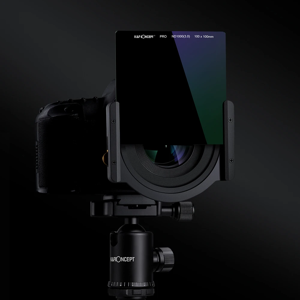 K& F концепция ND1000 квадратный фильтр 100x100 мм фильтр объектива с металлическим держателем+ 7 шт. переходные кольца для объектива камеры Canon Nikon