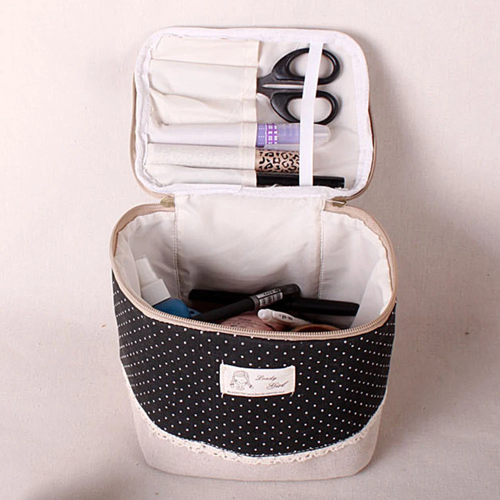 

Portable Cotton And Linen Durable Makeup Bag Hand-held Multifunctional Travel