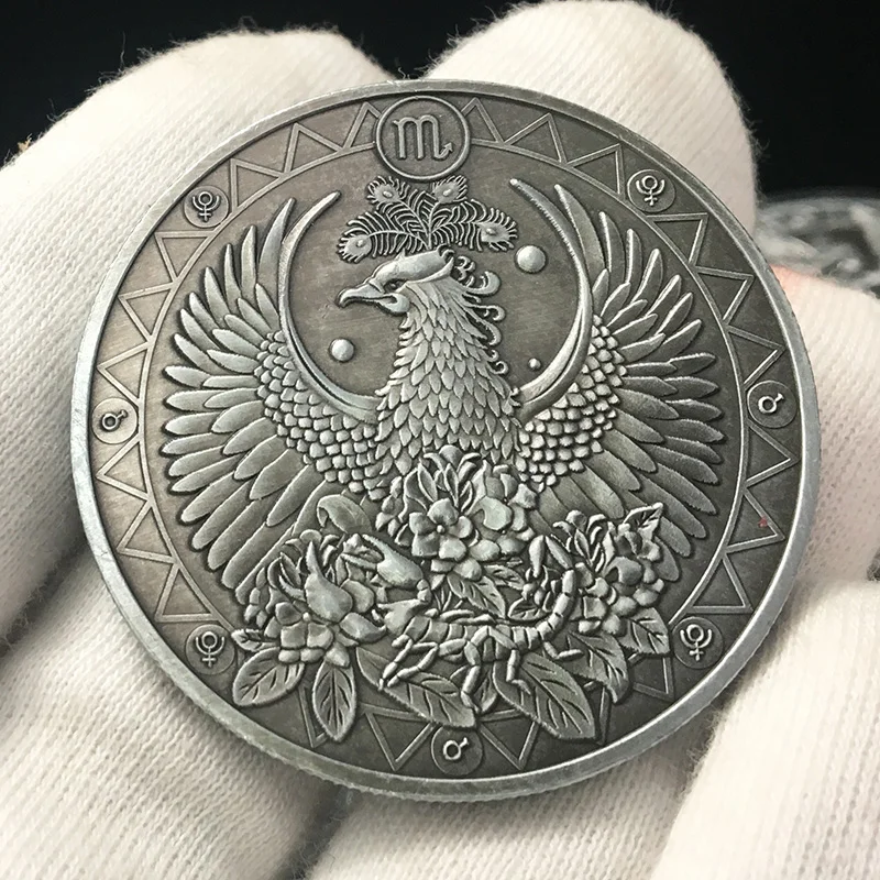 12 шт. в упаковке двенадцать созвездий зодиака Серебряная Юбилейные монеты евро