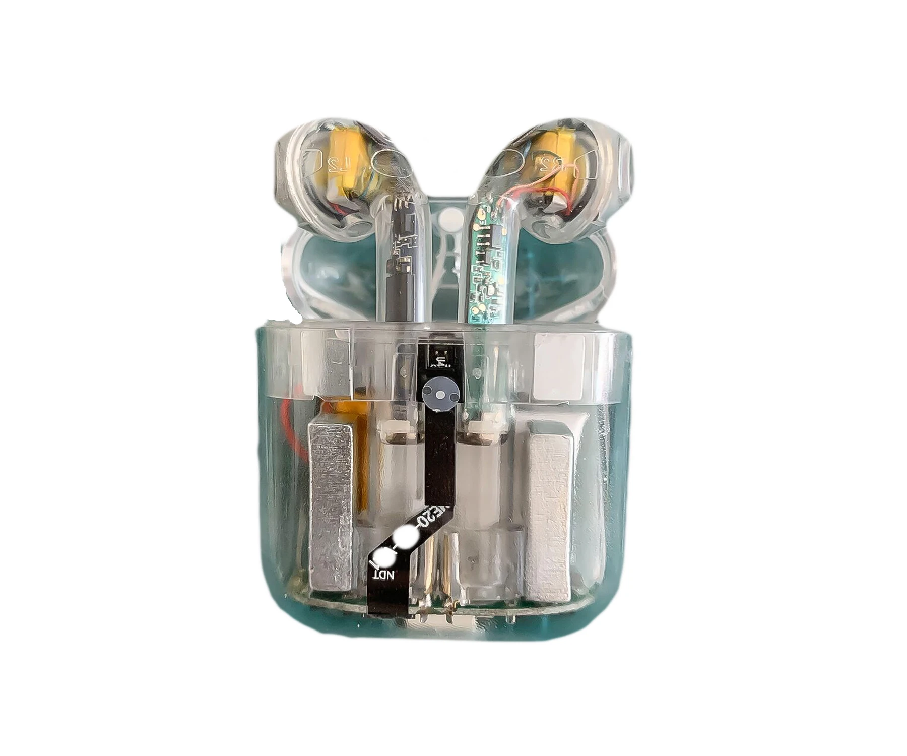 

TWS earplugs with charging box transparent high-quality ANC bluetooth headset tiger head standard motherboard headset