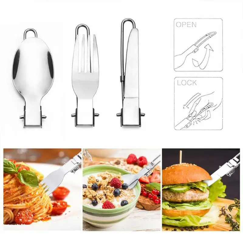 Набор посуды для пикника портативный горшок кемпинга на 1-2 человек посуда