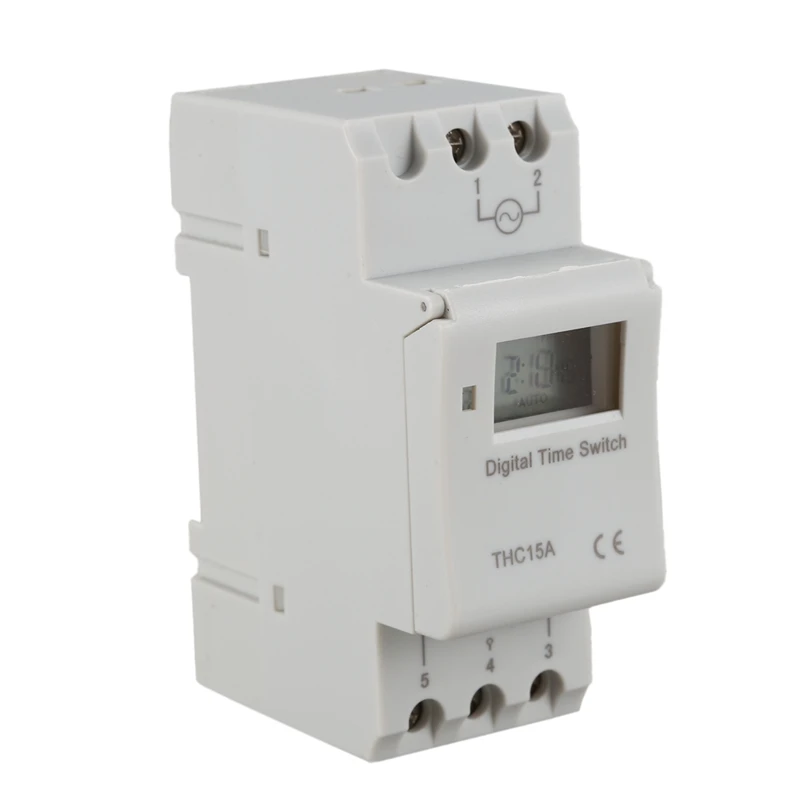 Цифровой ЖК дисплей Еженедельный Программируемый таймер DC/AC 12V реле