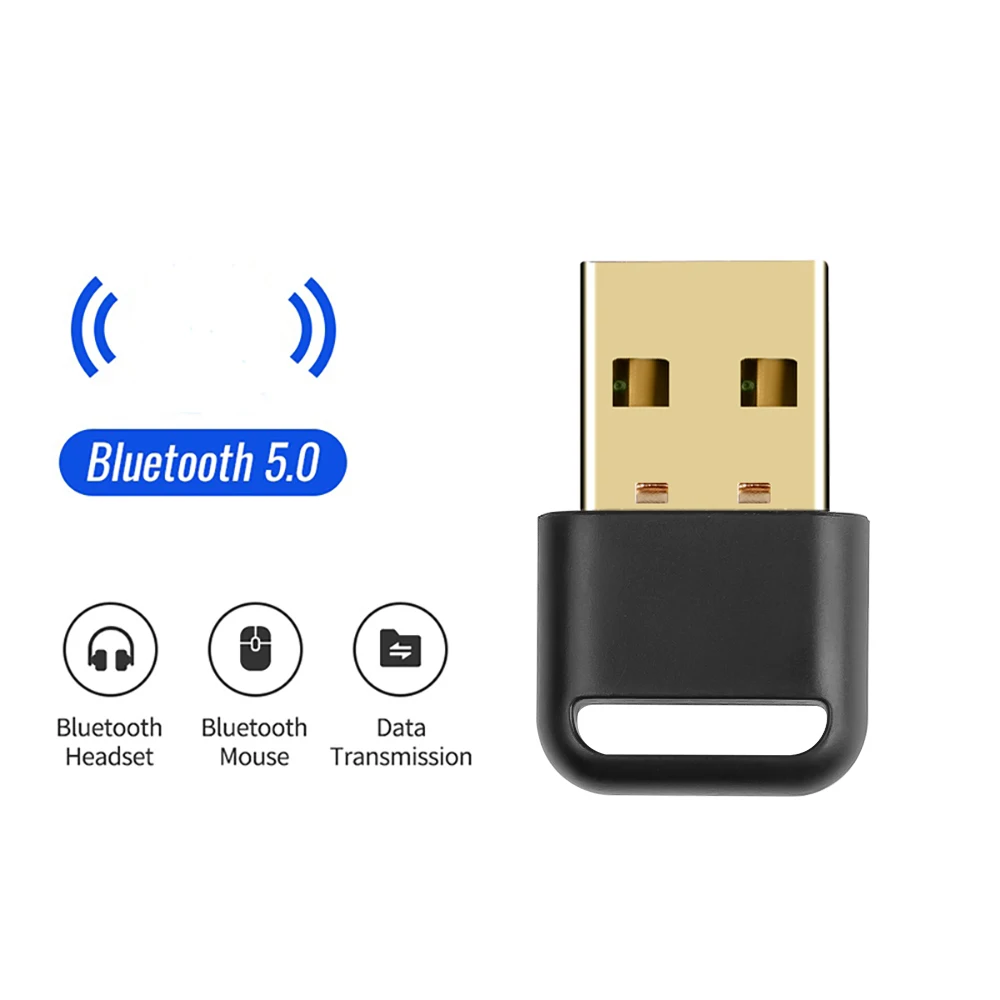 

USB Wireless Realtek 8761 Bluetooth 5.0 Adapter Receiver Bluethooth Dongle 4.0 Music Mini Bluthooth Transmitter For PC Computer