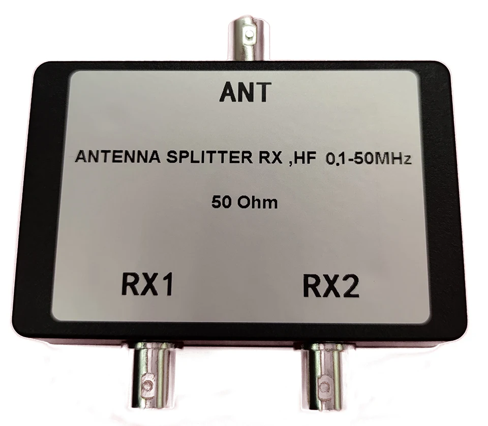 Divisor de antena RX HF TV satélite Cable coaxial divisor de señal 0,1-50 MHz 50ohm