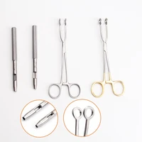positioning clip forceps plastic dimple design positioning clip surgical instrument dimple suture needle and thread embedding