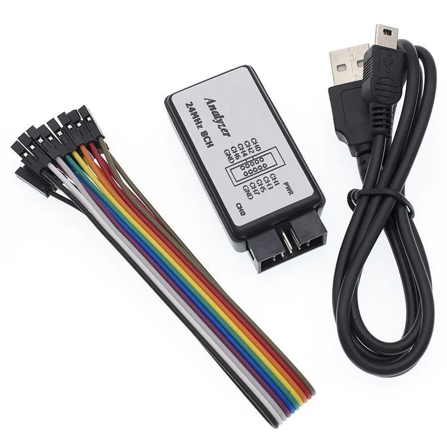 HAILANGNIAO 1 Набор Новое поступление USB логический анализ 24 м 8CH, MCU ARM FPGA DSP инструмент для отлаживания