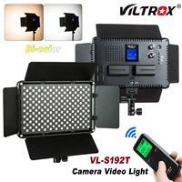 viltrox vl s192t camera photo led video light 45w bi color dimmable wireless remote panel light for studio shooting youtube live