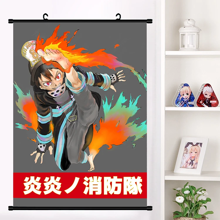 Аниме Enn No Shouboutai Fire Force Arthur Boyle Iri Настенная роспись настенный плакат Otaku коллекция домашнего декора