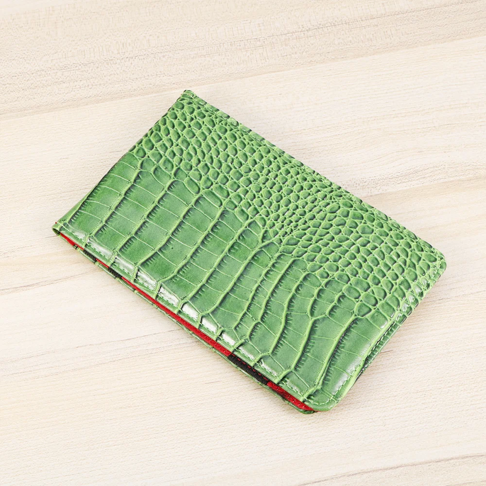 

PU Leather Scorecard Keeper Score Book Scorecard Holder Score Tracking Pocketbook Scoring Notebook with Pencil (Blue)